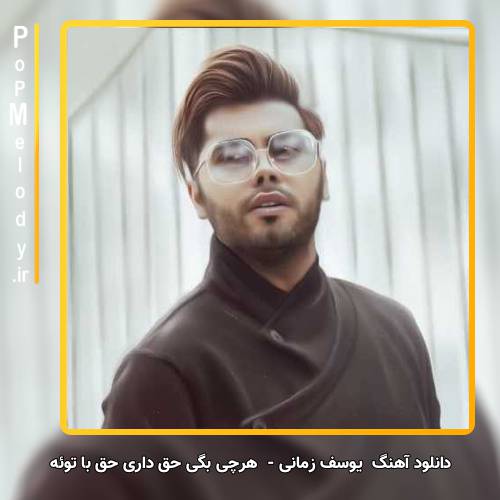دانلود آهنگ یوسف زمانی هرچی بگی حق داری حق با توئه